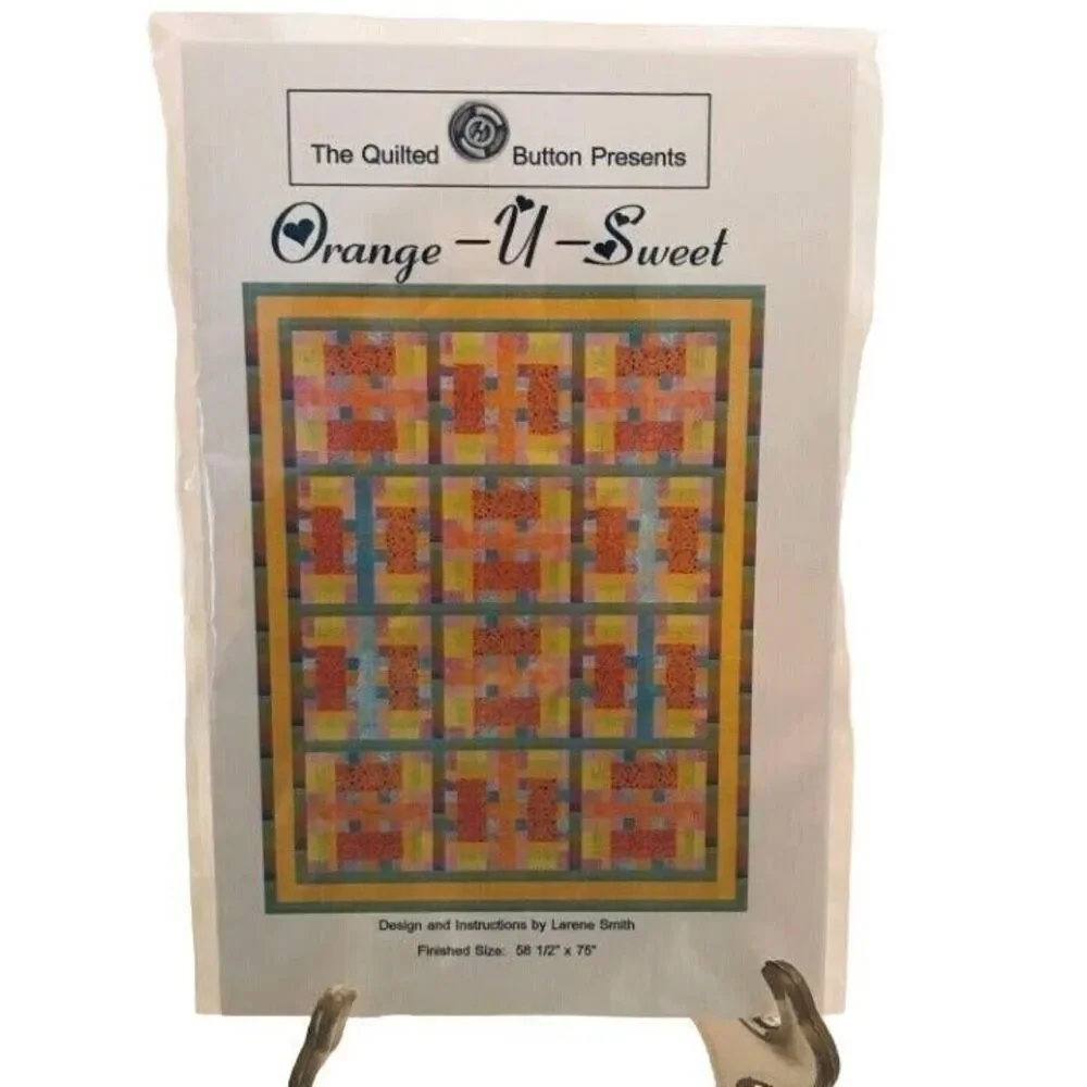 #1544 Orange U Sweet Quilt Craft Sewing Pattern